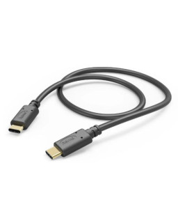Hama USB-C to USB-C Quick Charging Cable, USB 2.0, 1.5 Metre, Black