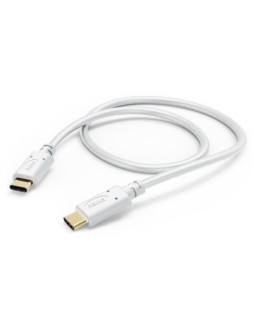 Hama USB-C to USB-C Quick Charging Cable, USB 2.0, 1.5 Metre, White