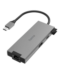 Hama 3-Port USB-C 3.2 Gen1 Hub w/ HDMI & LAN - 2x USB-A, 1x USB-C, 1x HDMI, 1x GB LAN, USB Powered