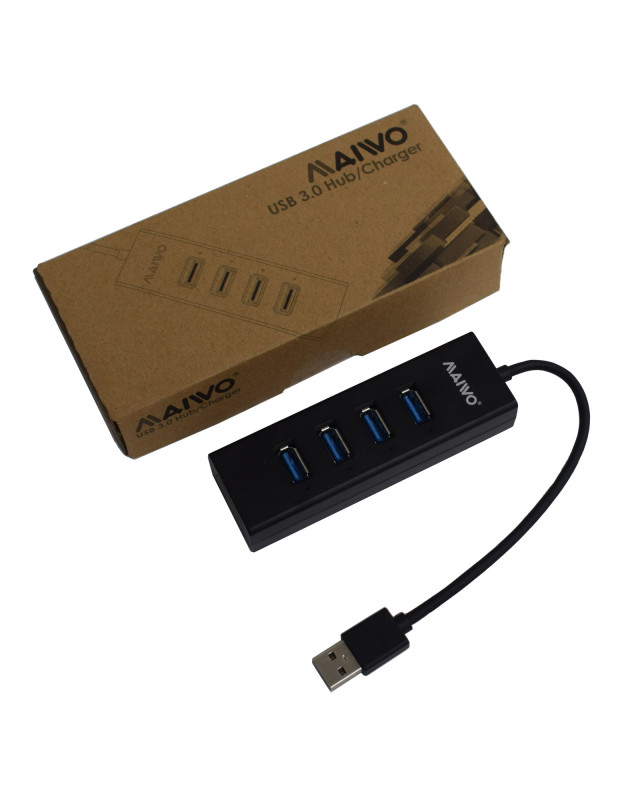 Maiwo KH304 4 Port USB 3.0 Hub & Charger