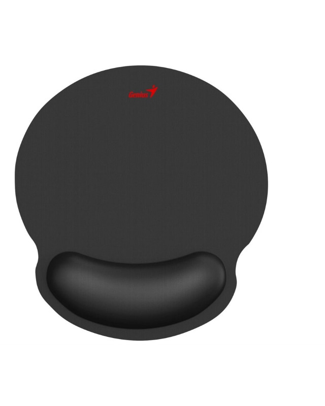 Genius G-WMP100 Ergonomic Mouse Pad with Wrist Rest for Support and Comfort with Anti-Slip Rubber Base, Black