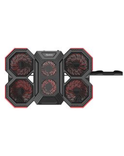 Marvo Scorpion FN-41 Atlas 60 USB Powered Six Fan Laptop Cooling Stand (Black)