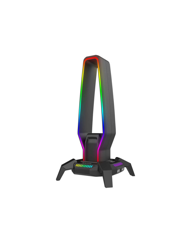 Marvo Scorpion HZ-10 Kobe 30 USB RGB Gaming Headset Stand and Hub (Black)