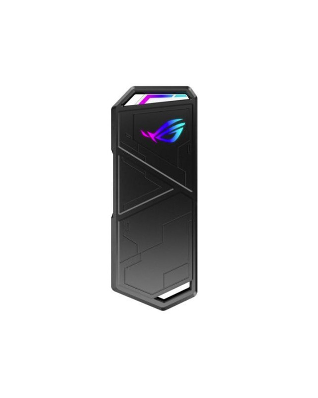 Asus ROG STRIX ARION M.2 NVMe SSD Caddy, USB 3.2 Gen2 Type-C, Aluminium, Thermal Pads, RGB Lighting, Hanger & USB-A Cable inc.