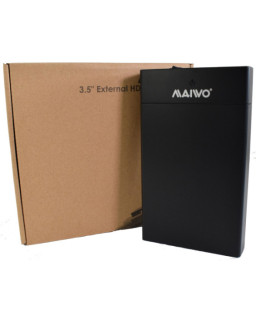Maiwo USB 3.0 3.5" External Hard Drive Enclosure  with Power Adapter