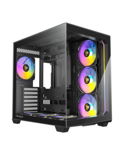 ANTEC Constellation C5 Black ARGB Case, 270' Full-view tempered glass, Dual Chamber, Support back-connect motherboards, 7 x ARGB PWM fans with built-in fan controller, ATX, Micro-ATX, ITX