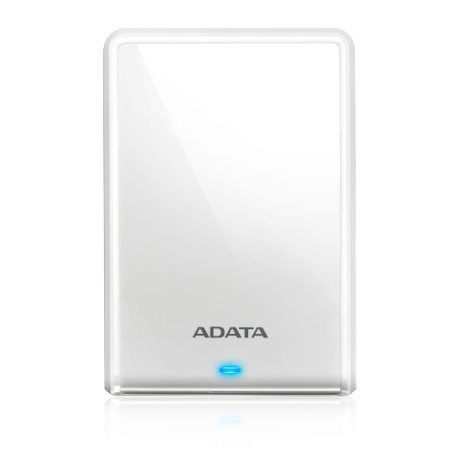 ADATA 1TB HV620S Slim External Hard Drive, 2.5", USB 3.2, 11.5mm Thick, White