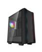 DeepCool CC560 ARGB V2 Case, Gaming, Black, Mid Tower, 1 x USB 3.0 / 1 x USB 2.0, Tempered Glass Side Window Panel, Abundant Air