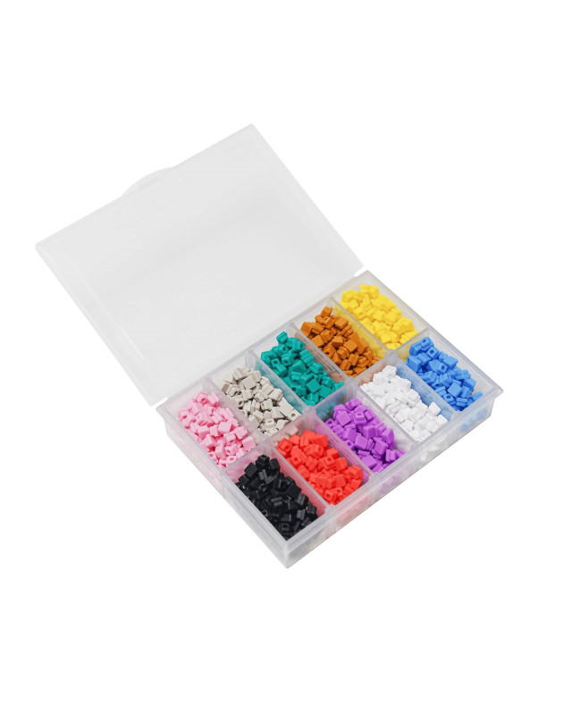 DeepCool PIXEL 10 Customisable Silicone Bits- Create Vibrant 8-Bit Mosaic Artwork with 10 Colour Options, Compatible with Multiple DeepCool Cases
