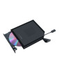 Asus (ZenDrive V1M) External Slimline DVD Re-Writer w/ Built-in Cable, USB-C, 8x, Encryption, M-Disc Support, Nero BackItUp, Bla