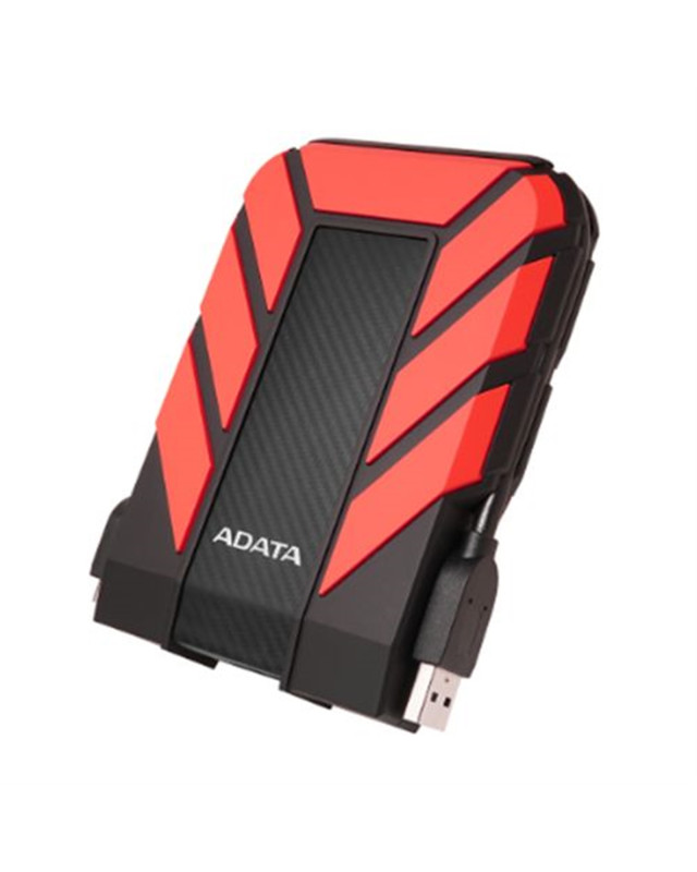 ADATA 2TB HD710 Pro Rugged External Hard Drive, 2.5", USB 3.1, IP68 Water/Dust Proof, Shock Proof, Red