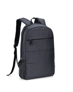 Spire 15.6" Laptop Backpack, 2 Internal Compartments, Front Pocket, Black, OEM