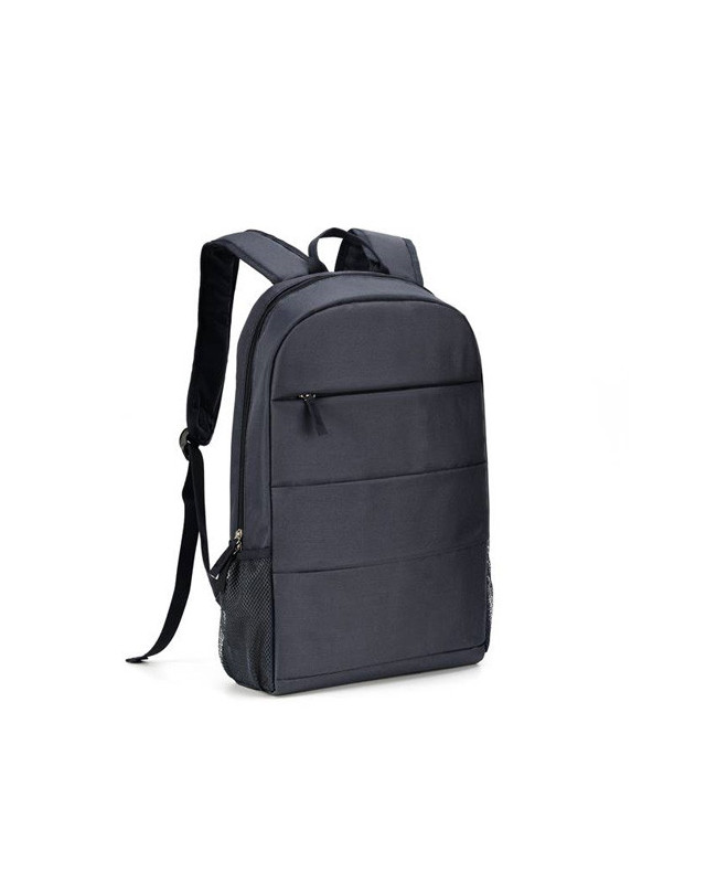 Spire 15.6" Laptop Backpack, 2 Internal Compartments, Front Pocket, Black, OEM