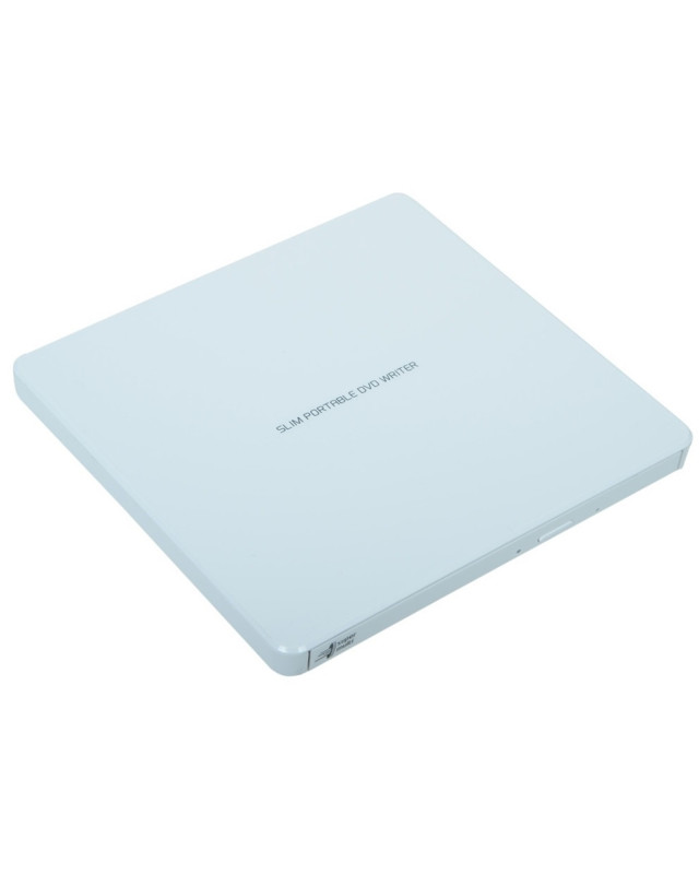 Hitachi-LG GP60NW60 8x DVD-RW USB 2.0 White Slim External Optical Drive