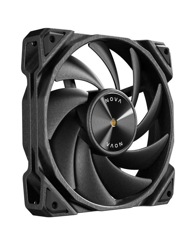 Antec NOVA 120 PWM Fan - High-Performance Cooling with Fluid Dynamic Bearing, Precise Three-Phase Speed Control, Industrial-Grade Metal Construction, and Dustproof Design