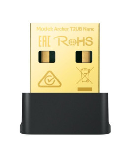 TP-LINK (Archer T2UB Nano) AC600 (433+200) Wireless Dual Band Nano USB Adapter, Bluetooth 4.2, Advanced WPA3 Security
