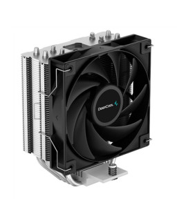 DeepCool AG400 Fan CPU Cooler, Universal Socket, High Efficiency 120mm PWM Cooling Black Fan, 2000RPM, 4 Heat Pipes, 220W Heat Dissipation Power, Unique Matrix Fin Design, Intel LGA 1700 Bracket Included