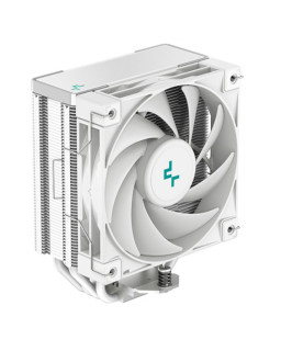 DeepCool AK400 WH Fan CPU Cooler, Universal Socket, High Performance 120mm Silent Hydro Bearing PWM White Fan, 1850RPM, 4 Heat Pipes, Unique Matrix Fin Design, White Version, Intel LGA 1700 Bracket Included