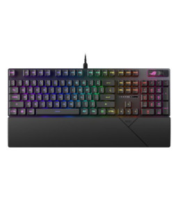 Asus ROG STRIX SCOPE II RX Red Mechanical RGB Gaming Keyboard, ROG RX Red Switches, IP57, Sound Dampening, PBT Keycaps, Intuitive Controls