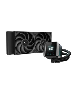 DeepCool Mystique 240 CPU Cooler, Personalized Cooling with 2.8" TFT LCD Screen and Enhanced Pump Performance, 5 year warranty