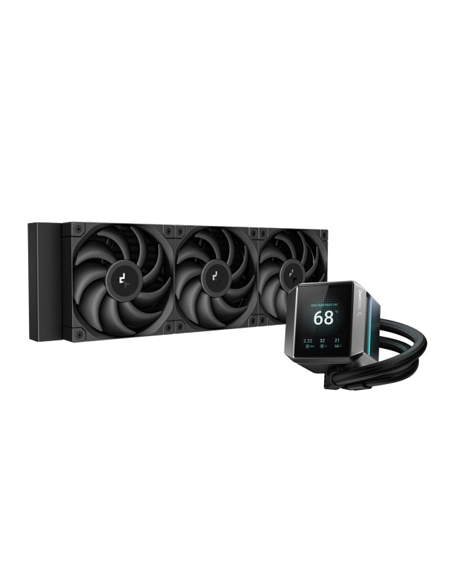 DeepCool Mystique 360 CPU Cooler, Personalized Cooling with 2.8" TFT LCD Screen and Enhanced Pump Performance, 5 year warranty