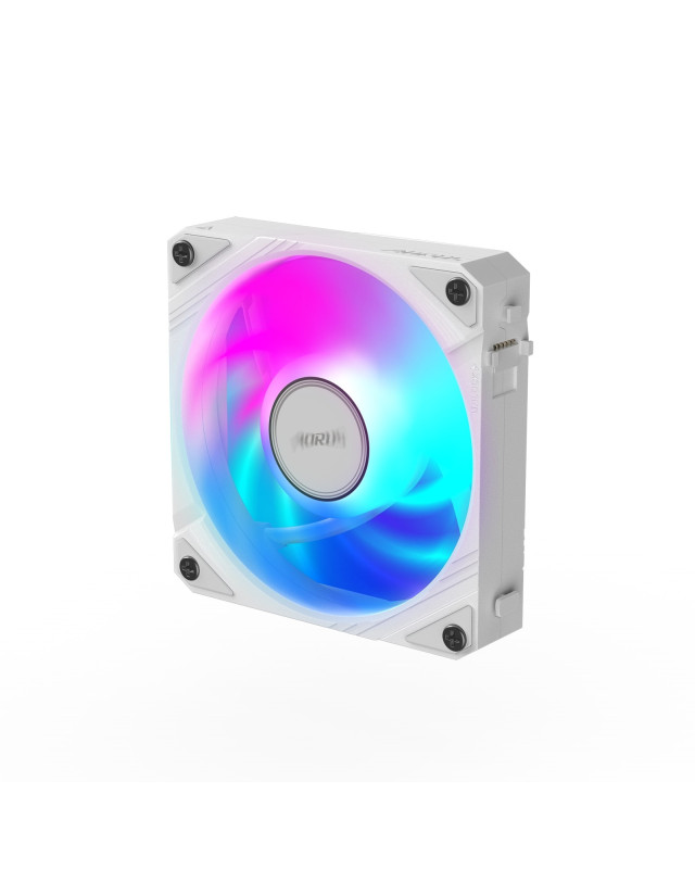 Gigabyte AORUS EZ Chain Fan 120 ICE - High-Performance 120mm ARGB Case Fan with EZ-Chain Design, Hydro Dynamic Bearing, and Quiet Operation