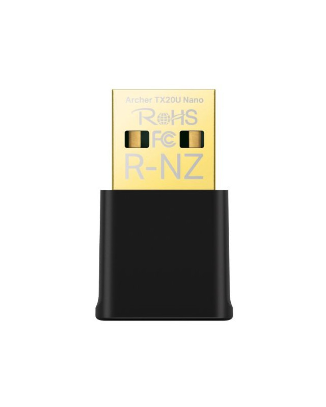 TP-LINK (Archer TX20U Nano) AX1800 Dual Band Wi-Fi 6 Wireless USB Adapter, USB 2.0, MU-MIMO, OFDMA