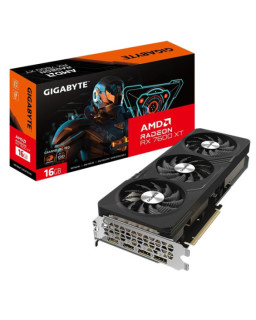 Gigabyte AMD Radeon RX 7600 XT GAMING OC Graphics Card, 16GB GDDR6, 2048 Streams, 2810 MHz Boost Clock, Triple Fan, RGB, 2x DisplayPorts / 2x HDMI Ports