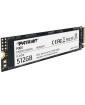Patriot P300 (P300P512GM28) 512GB NVMe SSD, M.2 Interface, PCIe Gen3, 2280, Read 1700MB/s, Write 1100MB/s, 3 Year Warranty