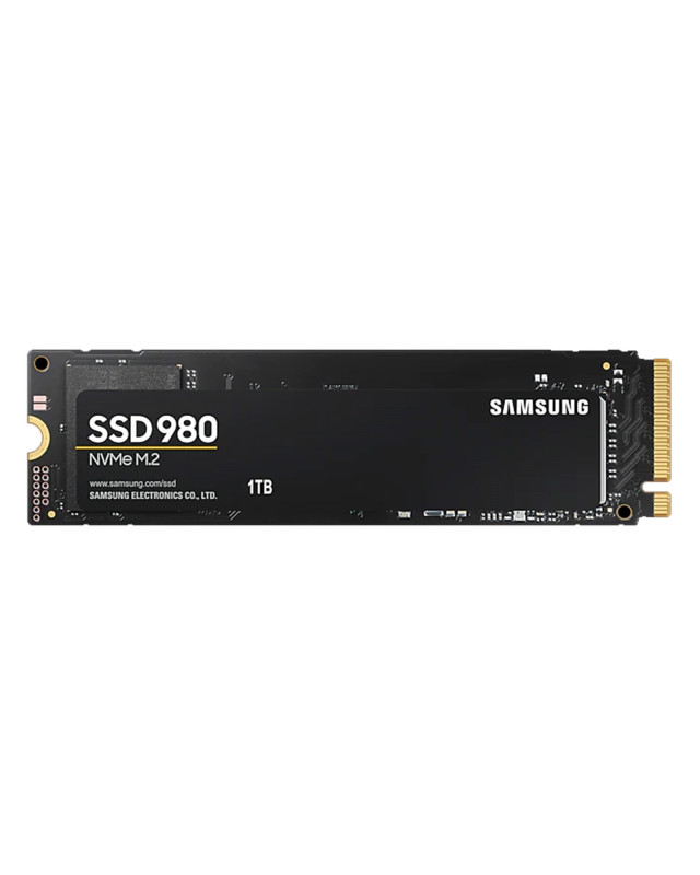 Samsung 980 (MZ-V8V1T0BW) 1TB NVMe SSD, M.2 Interface, PCIe Gen3, 2280, Read 350MB/s, Write 3000MB/s, 5 Year Warranty