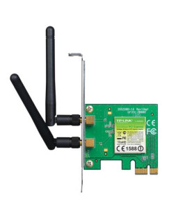 TP-LINK (TL-WN881ND) 300Mbps Wireless N PCI Express Adapter, 2 Detachable Antennas, Low Profile Bracket