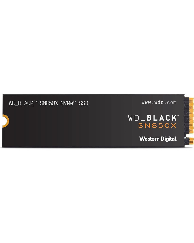 WD Black SN850X (WDS200T2X0E) 2TB NVMe SSD, M.2 Interface, PCIe Gen4, 2280, Read 73000MB/s, Write 6300MB/s, 5 Year Warranty