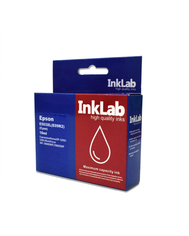 InkLab 503XL Epson Compatible Cyan Replacement Ink