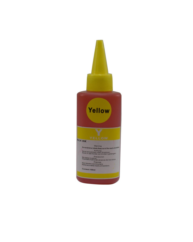 InkLab Universal Refill Ink For Brother/Canon/Epson Yellow 100ml