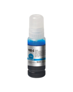 InkLab 102 Epson Compatible EcoTank Cyan Ink Bottle