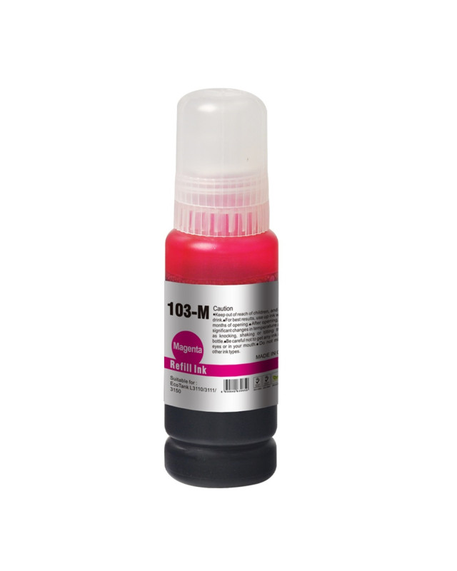 InkLab 103 Epson Compatible EcoTank Magenta ink bottle