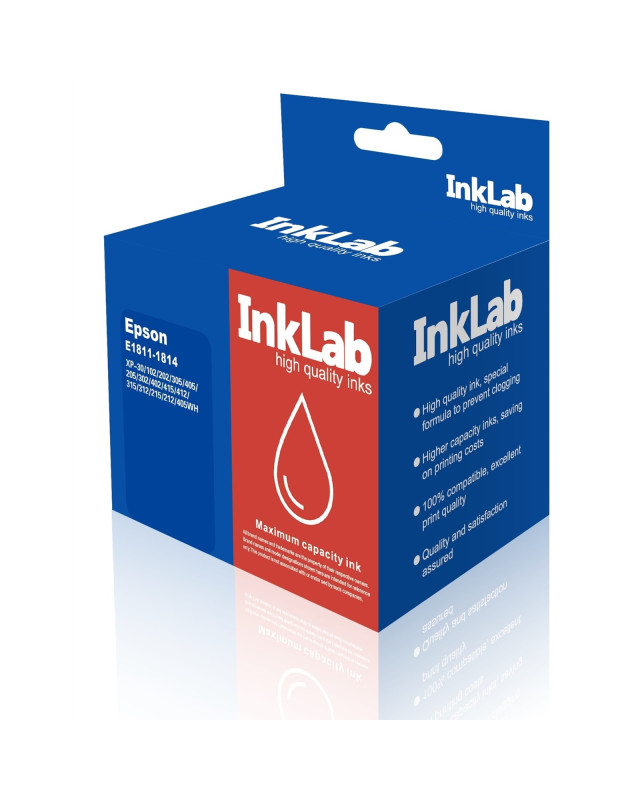 InkLab 1811-1814 Epson Compatible Multipack Replacement Ink