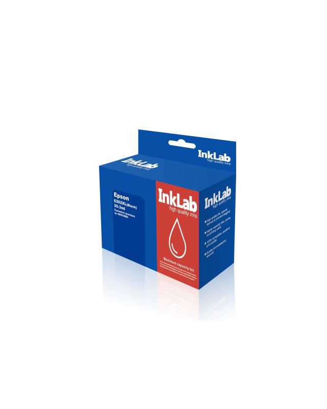 InkLab 202 XL Epson Compatible Black Replacment Ink