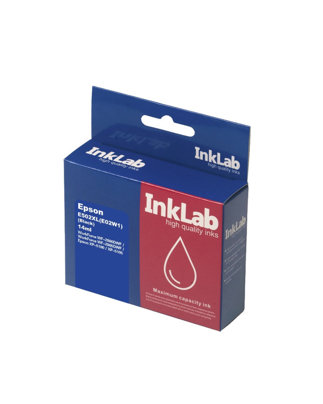 InkLab 502XL Epson Compatible Black Replacement Ink