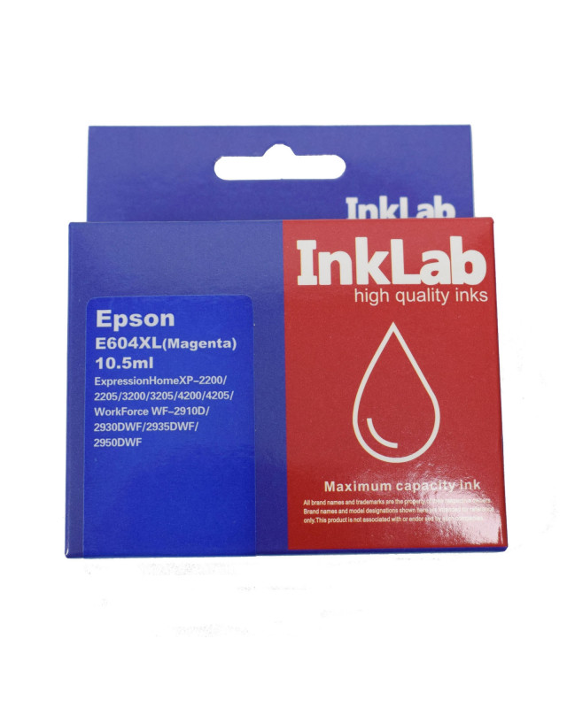 InkLab 604 Epson Compatible Magenta Replacement Ink