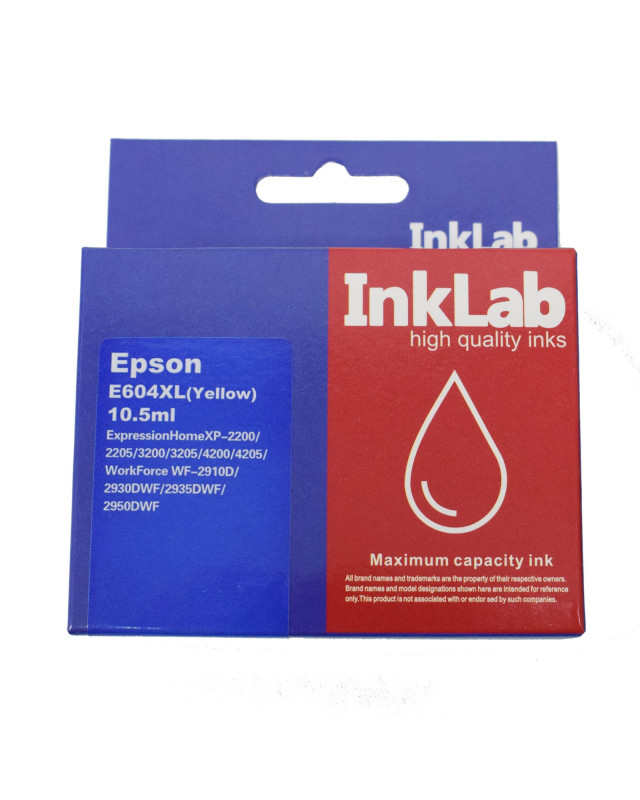 InkLab 604 Epson Compatible Yellow Replacement Ink
