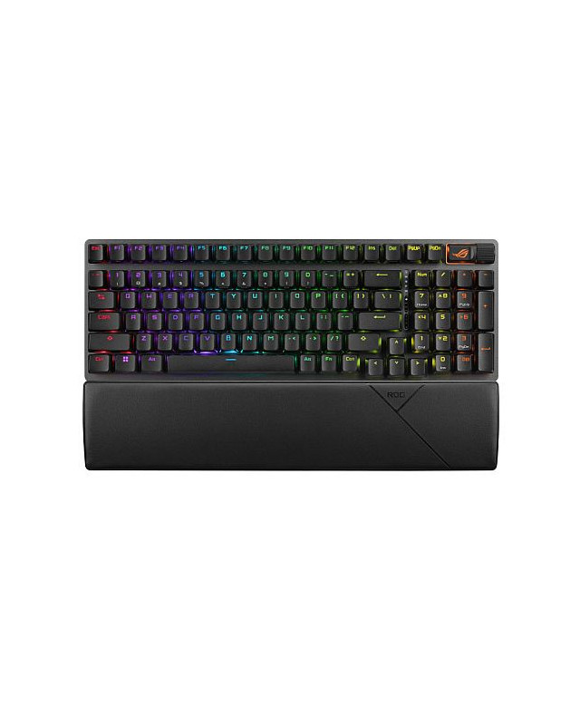 Asus ROG STRIX SCOPE II 96 Wireless Mechanical RGB Gaming Keyboard, 96% Layout, Streamer Hotkeys, Multifunction Controls, Sound-Dampening