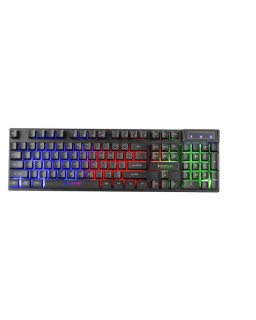 Marvo Scorpion K605 3 Colour LED Backlit USB 2.0 Frameless UK Layout Gaming Keyboard