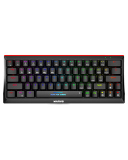Marvo Scorpion KG962W-UK Tri-Mode Wireless and Wired 60% TKL Mechanical Gaming Keyboard