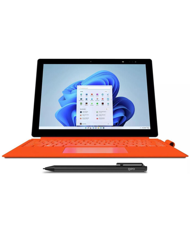 Geo GeoPad 220 2-in-1 Laptop/Tablet, 12.1 Inch 2K Touchscreen, Intel Pentium Silver N5030 Processor, 8GB RAM, 64GB SSD, Windows 11 Home S with Detachable Keyboard + Pen