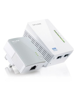 TP-LINK (TL-WPA4220KIT) 300Mbps AV600 Wireless N Powerline Adapter Kit