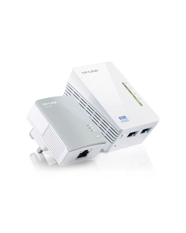 TP-LINK (TL-WPA4220KIT) 300Mbps AV600 Wireless N Powerline Adapter Kit