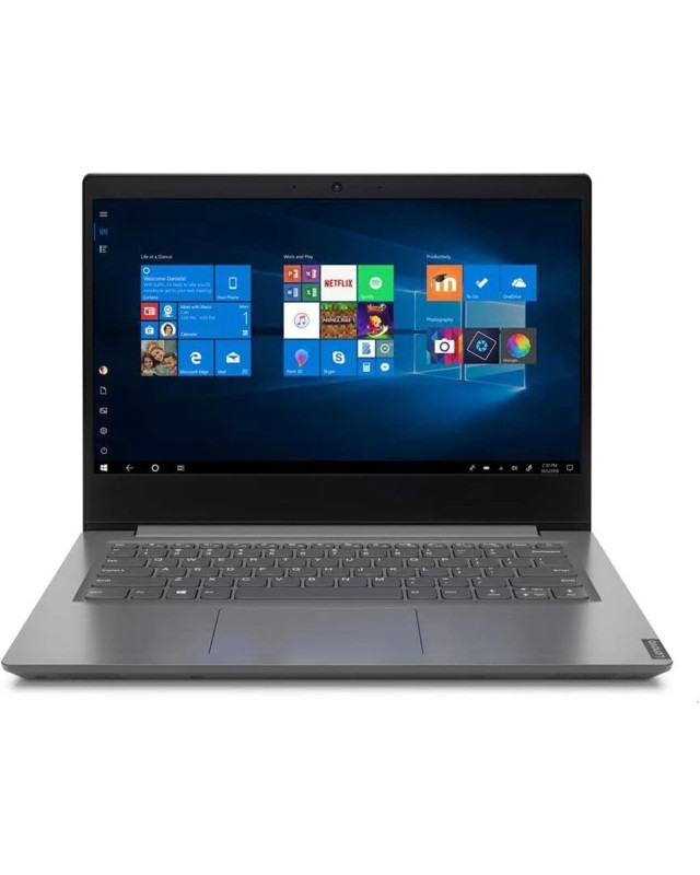 Lenovo V14 IIL Laptop, 14 Inch HD Anti-glare Screen, Intel Core i3-1005G1 10th Gen, 8GB DDR4 RAM, 256GB SSD, Intel UHD Graphics, Windows 10 Pro, Iron Grey with 2 year warranty