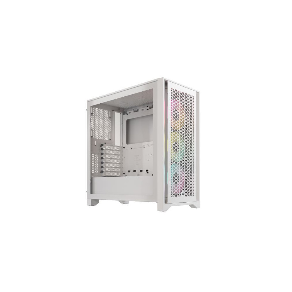 Corsair iCUE 4000D RGB AIRFLOW Gaming Case w/ Glass Window, E-ATX, 3x AF120 RGB Fans, High-Airflow Front, USB-C, RGB Controller,