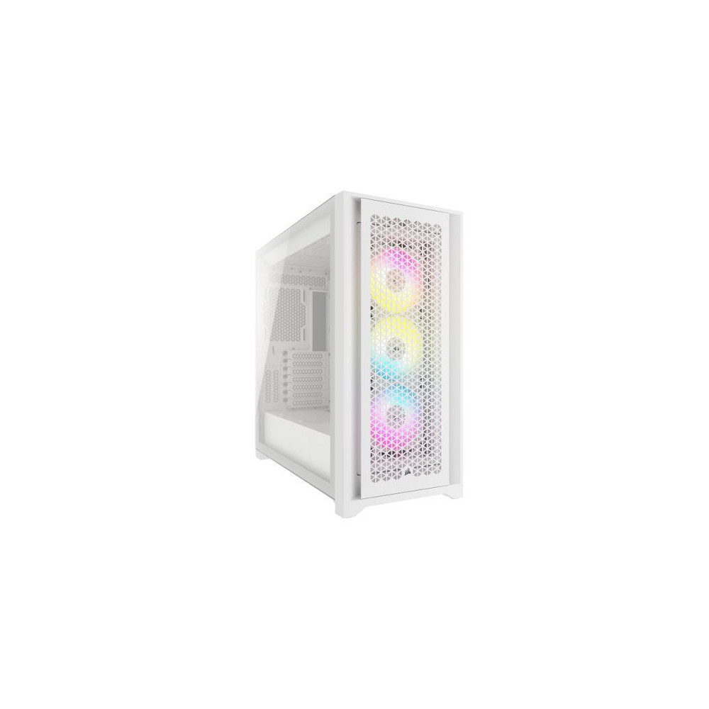 Corsair iCUE 5000D RGB AIRFLOW Gaming Case w/ Glass Window, E-ATX, 3x AF120 RGB Fans, High-Airflow Front, USB-C, RGB Controller,